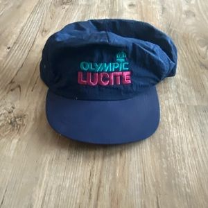 Vintage Olympic lucite cap
